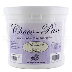 Choco-Pan Rolled Chocolate Fondant Icing Wedding White 907g