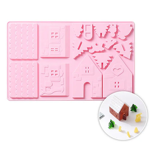 Christmas Gingerbread House Silicone Mould