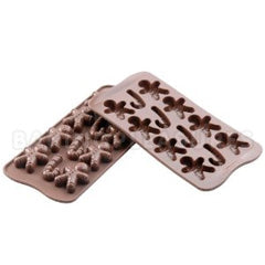 Christmas Gingerbread Silicone Chocolate  Mould