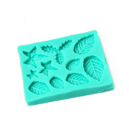 Christmas Leaves Silicone Mould