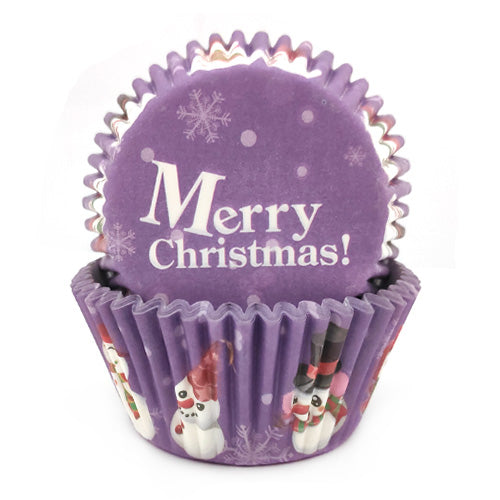 Christmas Purple Baking Cups (#550) 240pcs