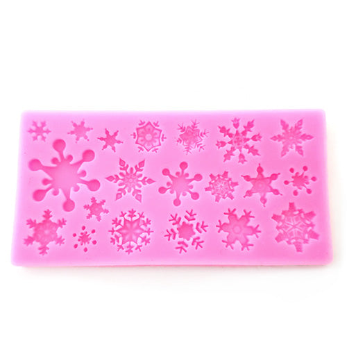 Christmas Tiny Snowflakes D2 Silicone Mould