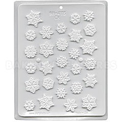 Christmas Snowflakes Hard Candy Mould