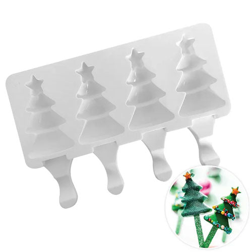 Christmas Tree Popsicle Cakesicle Silicone Mould