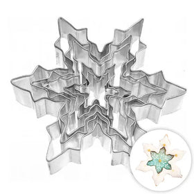Christmas Snowflake Frozen Set of 5 | Stainless Steel Cookie Cutter 5 pieces