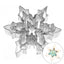 Christmas Snowflake Set of 5 | Stainless Steel Cookie Cutter 5 pieces