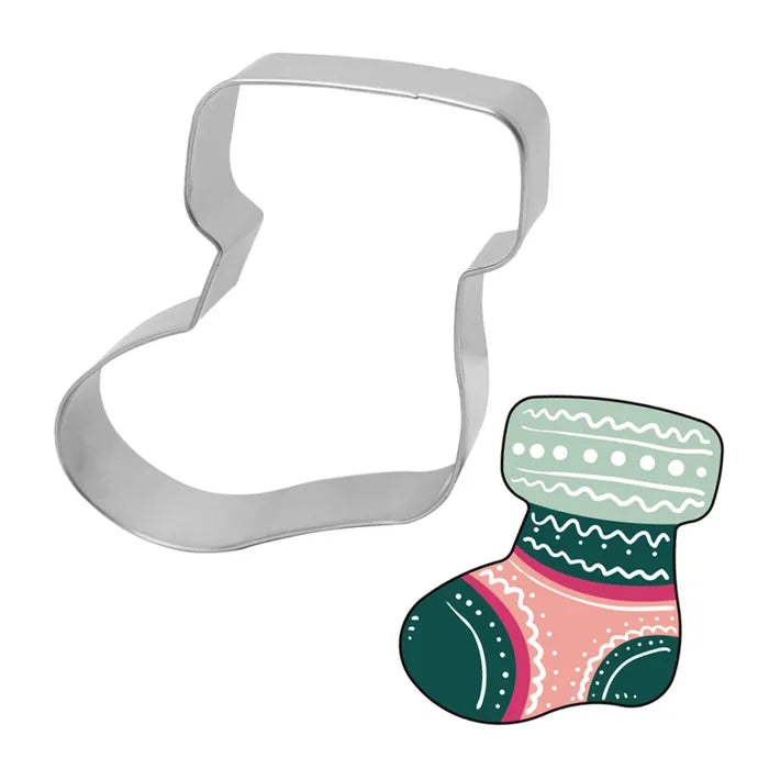 Christmas Stocking | Stainless Steel Cookie Cutter