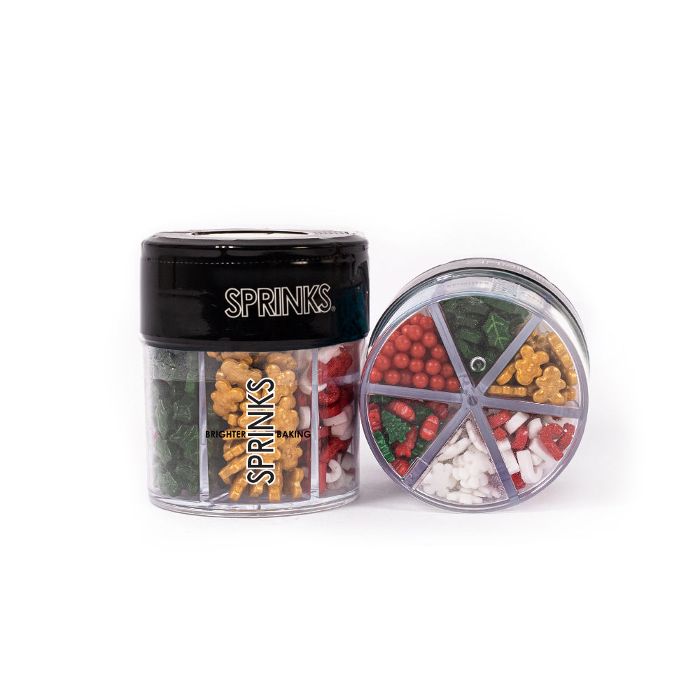 Sprinks Christmas 6 Cell Sprinkles 85 g