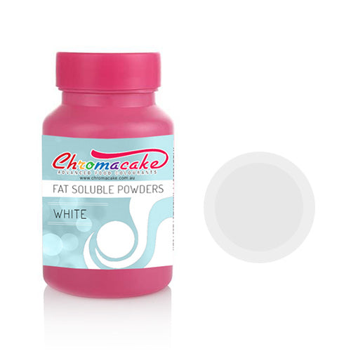 Chromacake Oil Soluble Food Colouring Powder 10g - WHITE