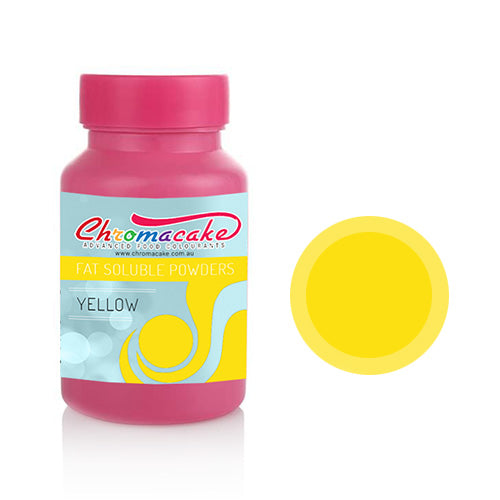 Chromacake Oil Soluble Food Colouring Powder 10g - YELLOW