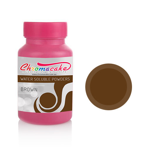 Chromacake Water Soluble Food Colouring Powder 10g - BROWN