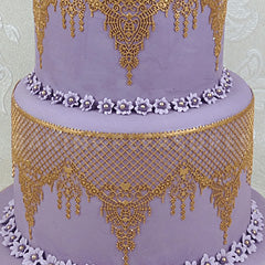 Claire Bowman Cake Lace Pre-Mix - Pearlized Gold 200g
