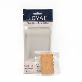 Clear Self Sealing Cookie Bags 8 x 11cm 100pcs