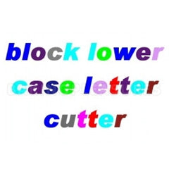 Clikstix Block Lower Case Alphabet Cutters