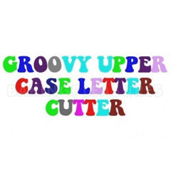 Clikstix Groovy Upper Case Alphabet Cutters