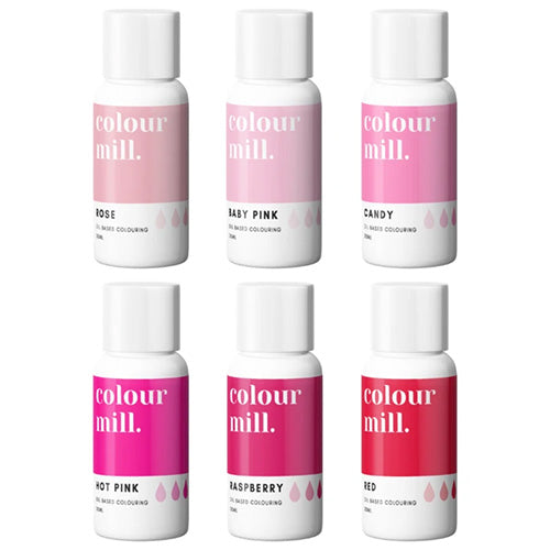 Colour Mill Oil Based Colouring 20ml 6 Pack PINK