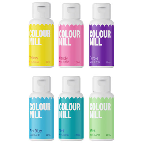 Colour Mill Oil Based Colouring 20ml 6 Pack POOL PARTY