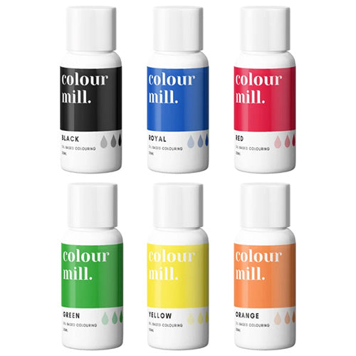Colour Mill Oil Based Colouring 20ml 6 Pack PRIMARY