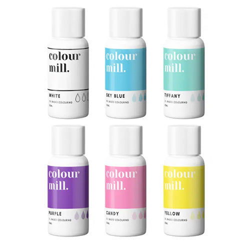 Colour Mill Oil Based Colouring 20ml 6 Pack RAINBOW
