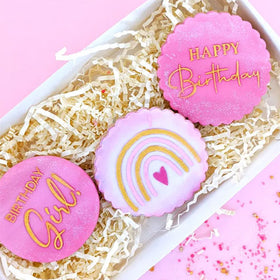 Cookie Debosser Stamp Birthday Girl