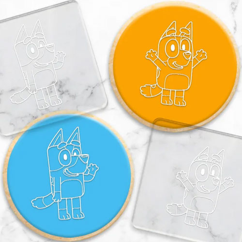 Cookie Debosser Stamp Bluey & Bingo 2pcs