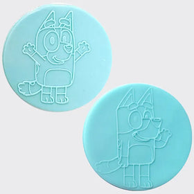 Cookie Debosser Stamp Bluey & Bingo 2pcs