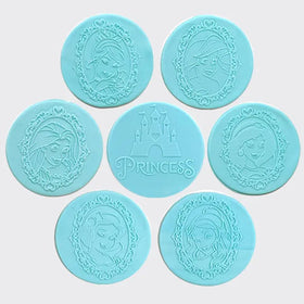 Cookie Debosser Stamp Disney Princess 7pcs
