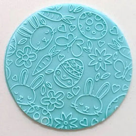 Cookie Debosser Stamp Easter Bunny & Egg Pattern