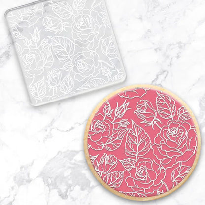 Cookie Debosser Stamp Floral Pattern