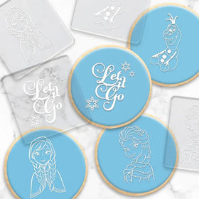 Cookie Debosser Stamp Frozen 4pcs