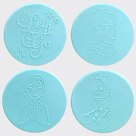Cookie Debosser Stamp Frozen 4pcs