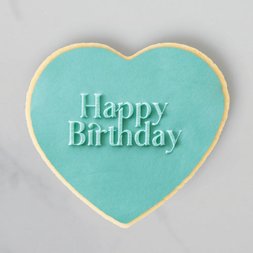 Cookie Embosser Stamp Happy Birthday 2