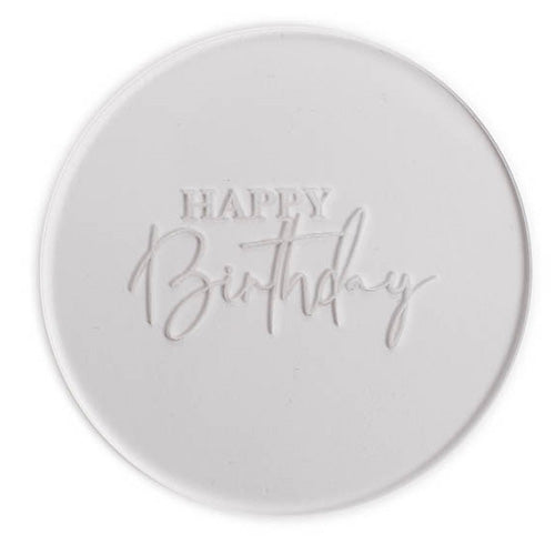 Cookie Embosser Stamp Happy Birthday