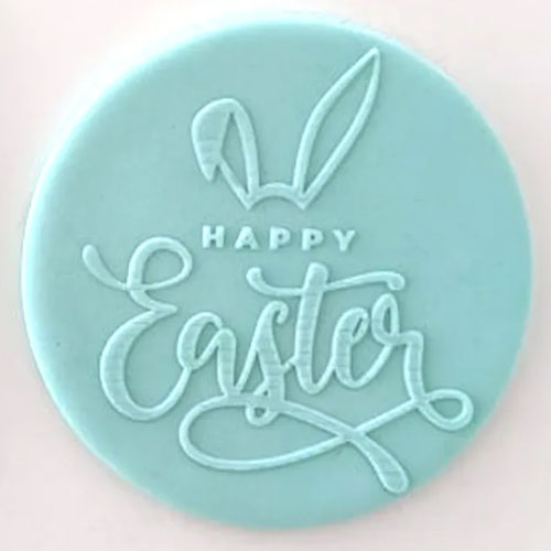 Cookie Debosser Stamp Happy Easter