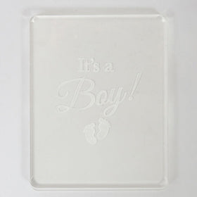 Cookie Embosser Stamp It's a Boy