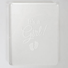 Cookie Embosser Stamp It's a Girl