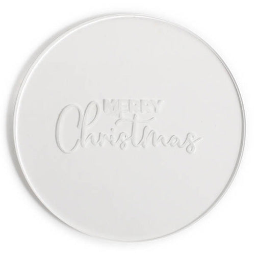 Cookie Embosser Stamp Merry Christmas 2