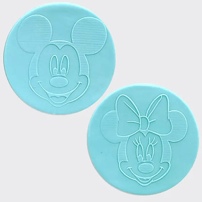 Cookie Debosser Stamp Mickey & Minnie