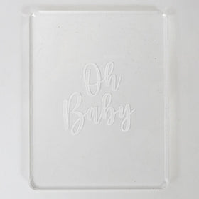 Cookie Embosser Stamp Oh Baby