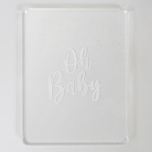 Cookie Embosser Stamp Oh Baby