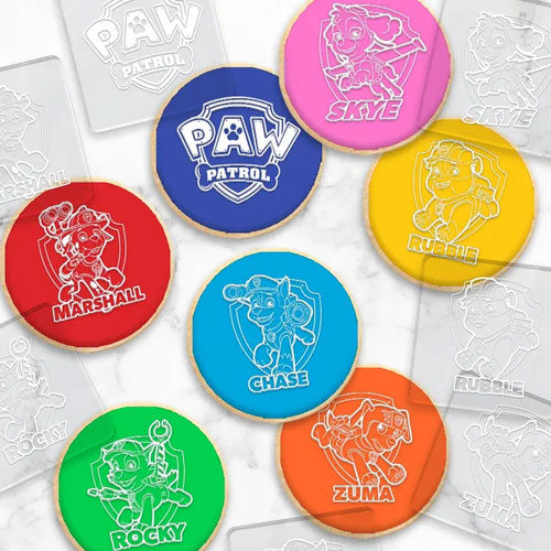 Cookie Debosser Stamp Paw Patrol 7pcs