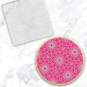 Cookie Debosser Stamp Sunflower Pattern