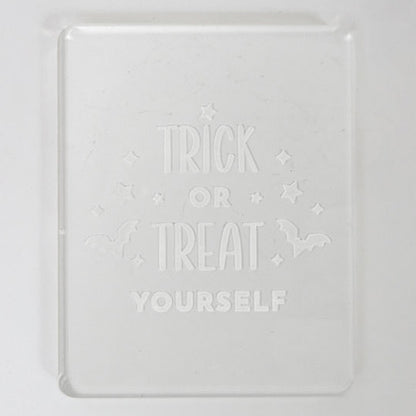 Cookie Embosser Stamp Halloween Trick or Treat