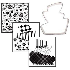 Cookie Texture Sets Whimsy Wedding Cake
