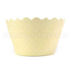 Cream Cupcake Wrappers 12pcs