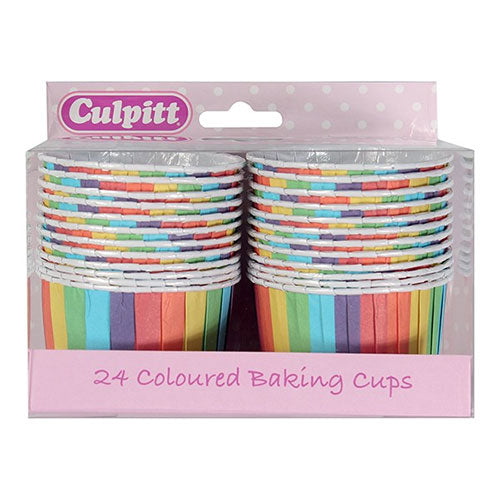 Culpitt Baking Cups Rainbow 24pcs