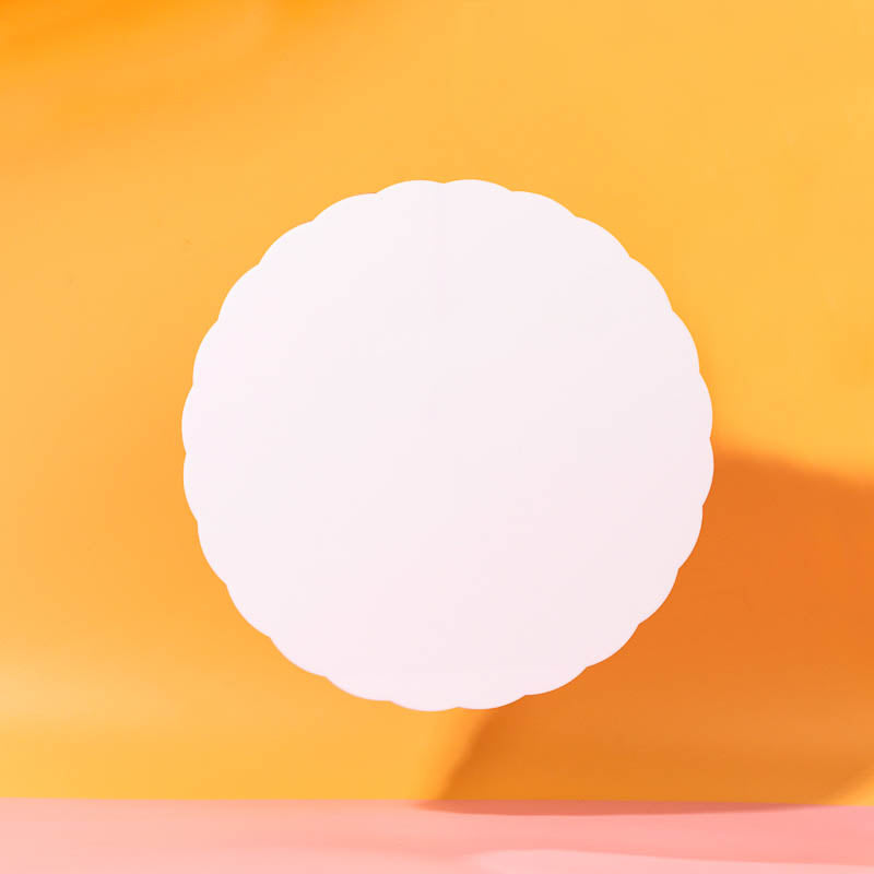 CAKE & CANDLE Plateau Gateau 3-Piece Acrylic Cake Stand (WHITE)