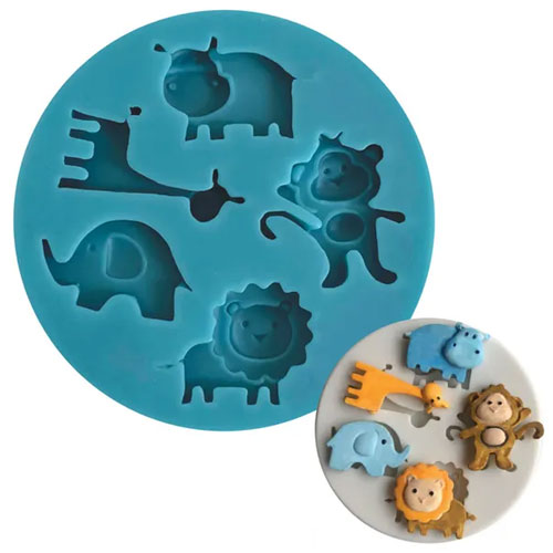 Petite Cute Animals Silicone Mould