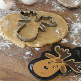 Cute Christmas Reindeer Cookie Cutter