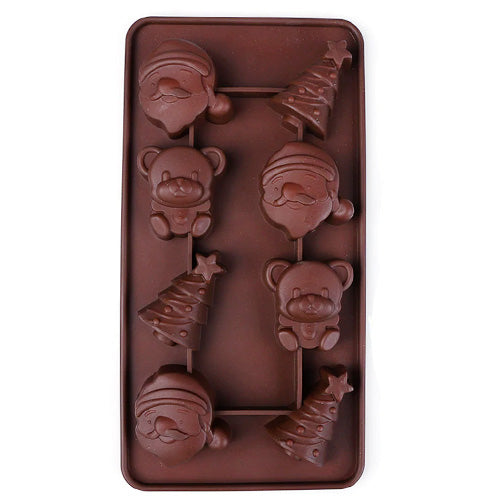 Cute Christmas Silicone Chocolate Mould